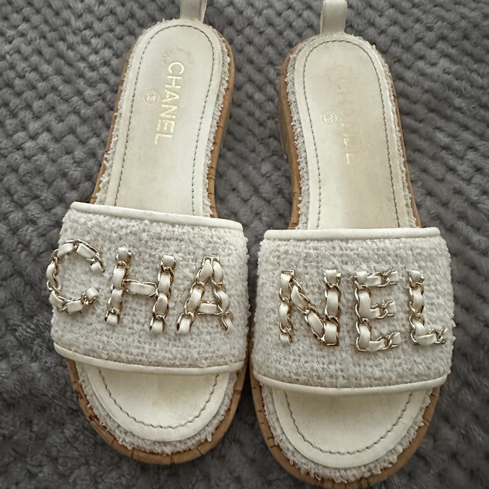 Chanel Chain mule